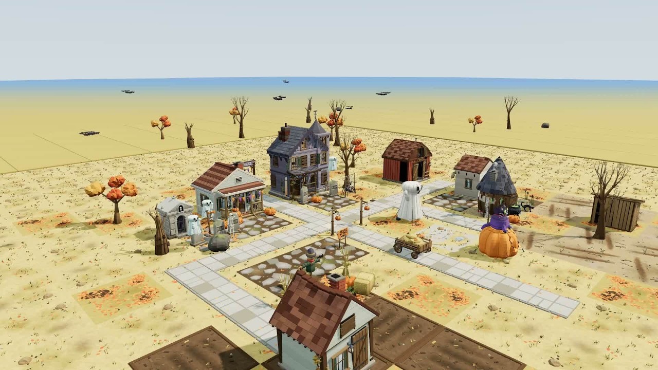 Low Poly Halloween Pack for Three.js & React Three Fiber — video cover