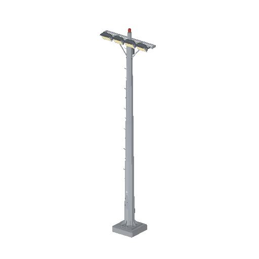 Low-poly Street Furniture 3D model: Apron Floodlight