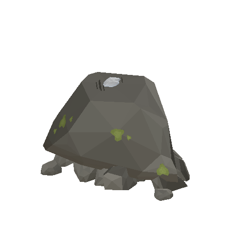 Low-poly Rocks 3D model: Arctic Glacial Erratic