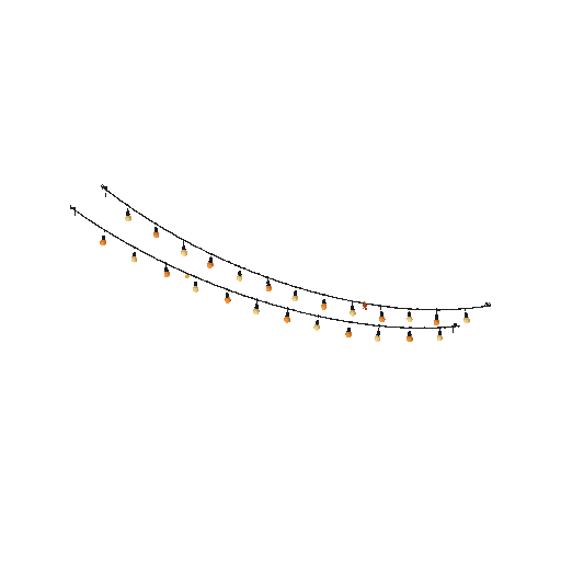 Low-poly Theme-Special 3D model: Autumn String Lights
