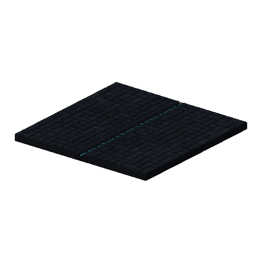 Low-poly Roads 3D model: Backalley Lane Tile