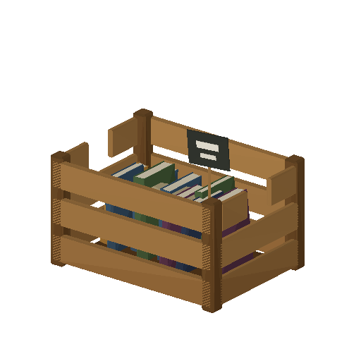 Low-poly Props 3D model: Bargain Crate