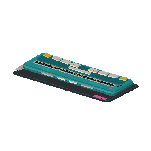 Low-poly Assistive Devices 3D model: Refreshable Braille Display