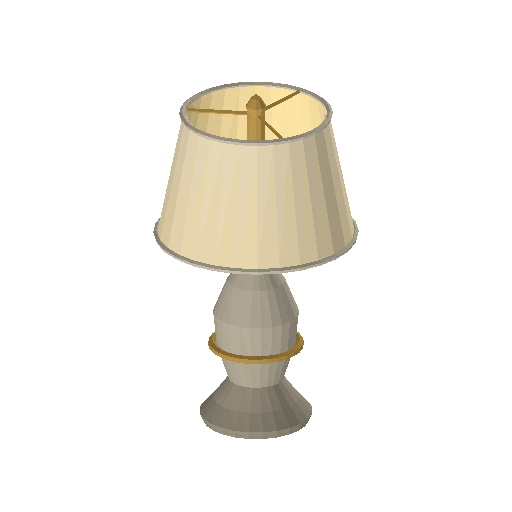 Low-poly Interiors 3D model: Buffet Lamp