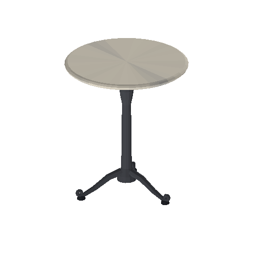 Low-poly Interiors 3D model: Cafe Table