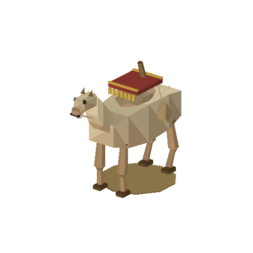 Low-poly Vehicles 3D model: Camel