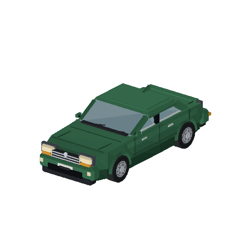 Low-poly Vehicles 3D model: Car Sedan 01