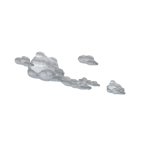 Low-poly Sky 3D model: Soft Cloud Set