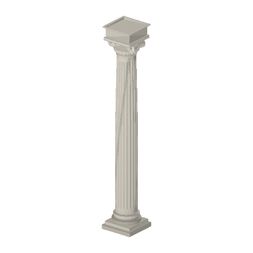 Low-poly Interiors 3D model: Column
