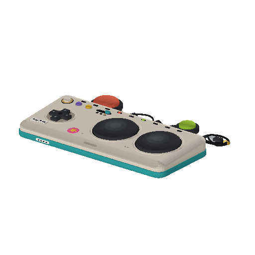 Low-poly Inclusive Play & Gaming 3D model: Adaptive Game Controller