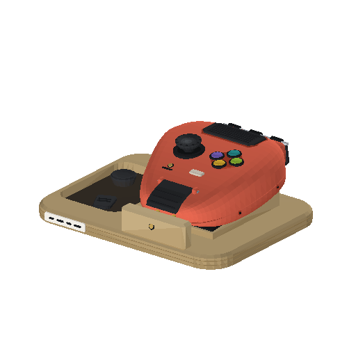 Low-poly Inclusive Play & Gaming 3D model: One-Handed Game Controller