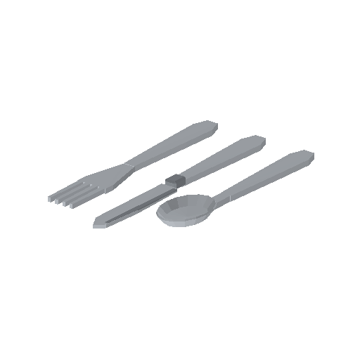 Low-poly Interiors 3D model: Cutlery Set