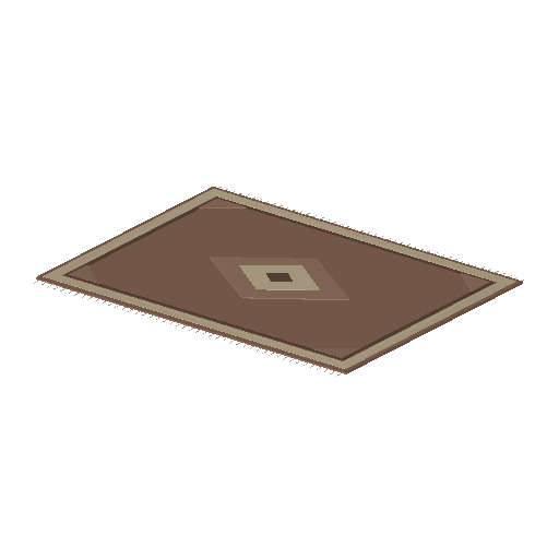 Low-poly Interiors 3D model: Dining Area Rug