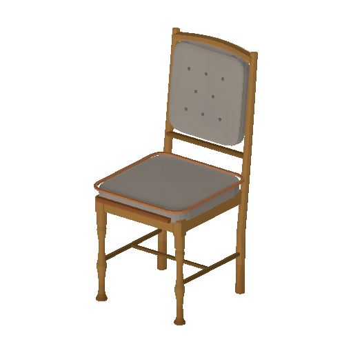 Low-poly Interiors 3D model: Dining Chair