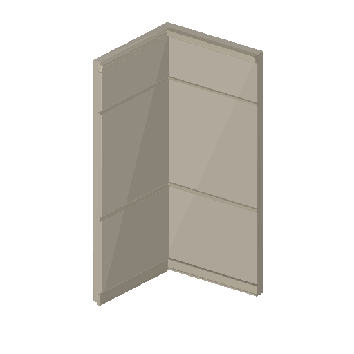 Low-poly Interiors 3D model: Dining Wall Corner