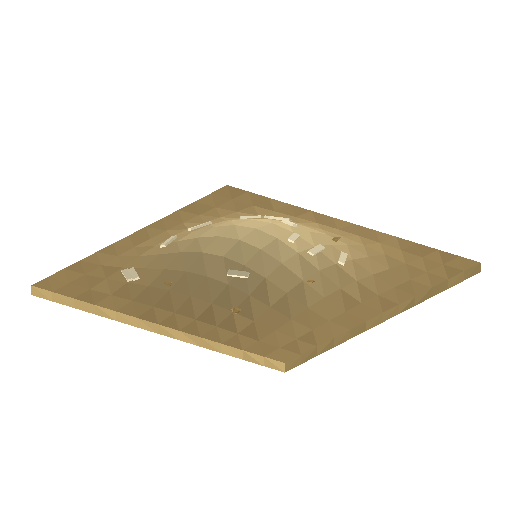 Low-poly Terrain 3D model: Dune Tile