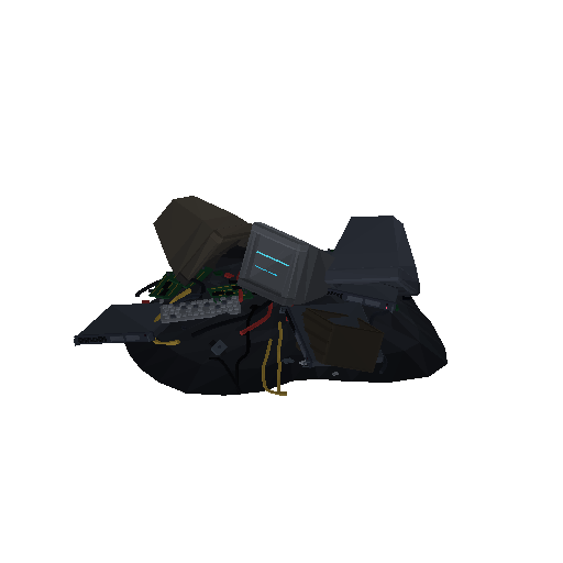 Low-poly Rocks 3D model: Ewaste Debris Heap