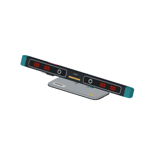 Low-poly Assistive Devices 3D model: Eye-Gaze Tracker Bar