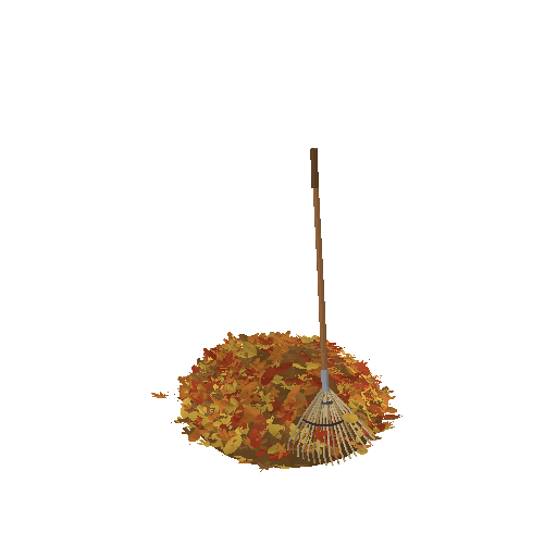 Low-poly Props 3D model: Fallen Leaf Pile