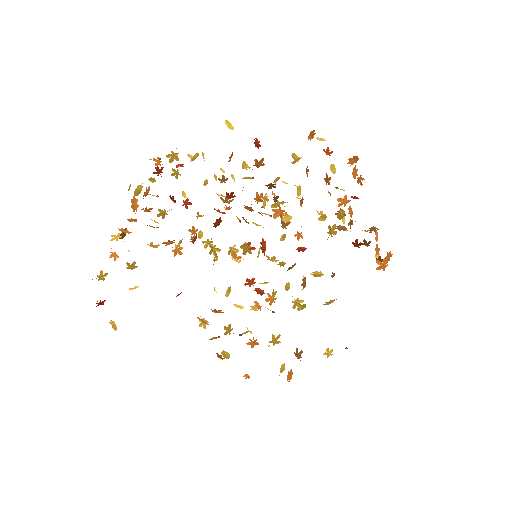 Low-poly Theme-Special 3D model: Falling Leaves