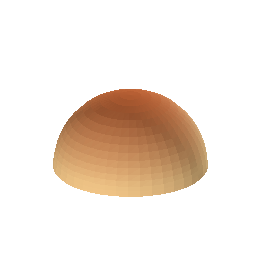 Low-poly Sky 3D model: Golden Hour Dome