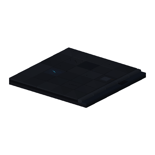 Low-poly Terrain 3D model: Grimy Sidewalk Tile