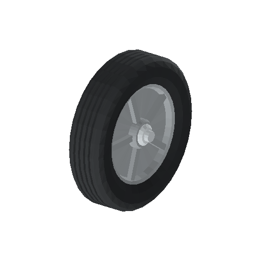 Low-poly Interiors 3D model: Cart Wheel