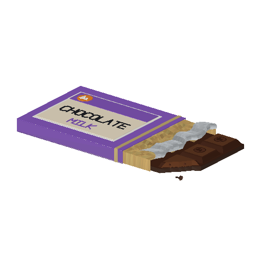 Low-poly Interiors 3D model: Chocolate