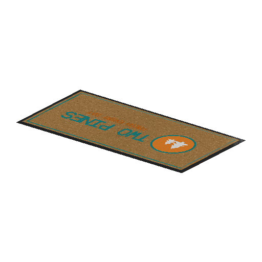 Low-poly Interiors 3D model: Entrance Mat