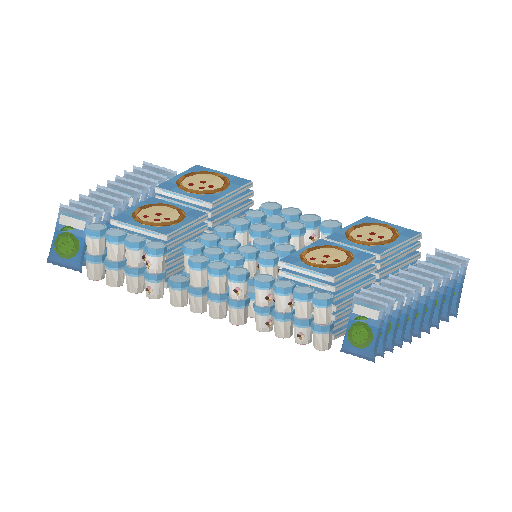 Low-poly Interiors 3D model: Fill Chest Freezer