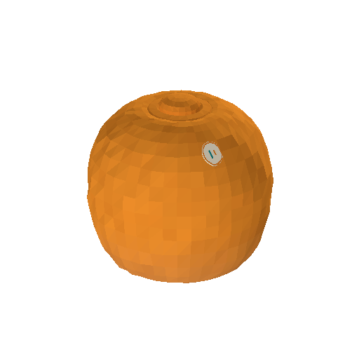 Low-poly Interiors 3D model: Oranges