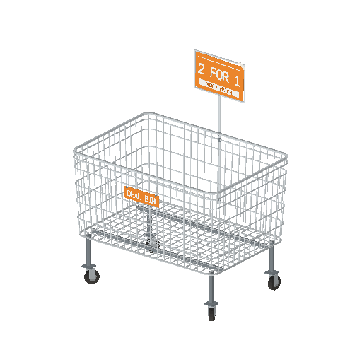 Low-poly Interiors 3D model: Promo Bin