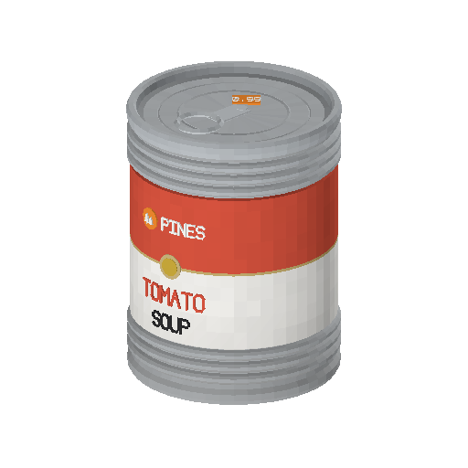 Low-poly Interiors 3D model: Soup