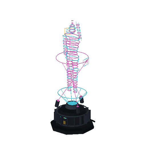 Low-poly Theme-Special 3D model: Holo Projector Ad
