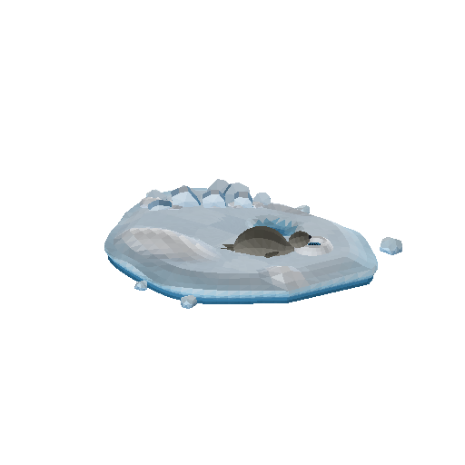 Low-poly Nature 3D model: Ice Floe