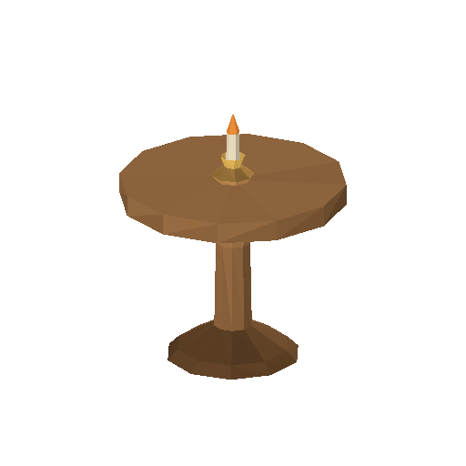 Low-poly Interiors 3D model: Int Side Table 01