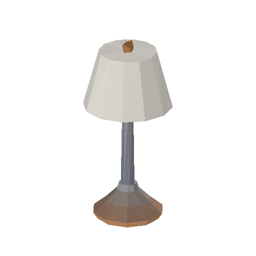 Low-poly Interiors 3D model: Int Table Lamp 01