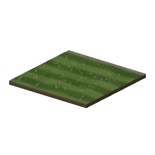 Low-poly Terrain 3D model: Park Lawn Tile
