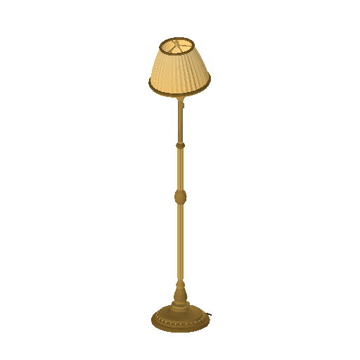 Low-poly Interiors 3D model: Library Floor Lamp