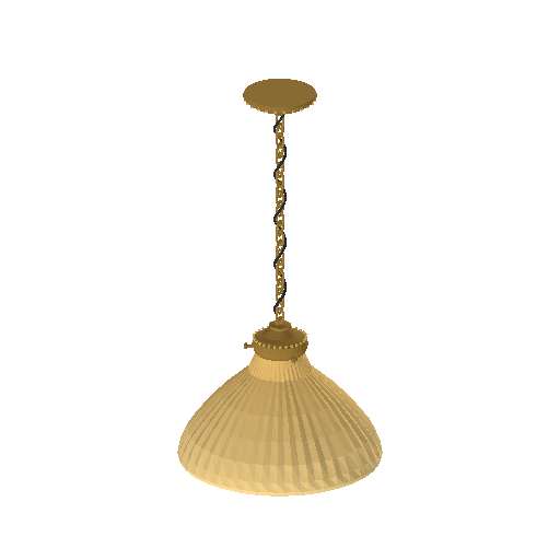 Low-poly Props 3D model: Library Pendant Light