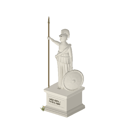 Low-poly Theme-Special 3D model: Marble Statue