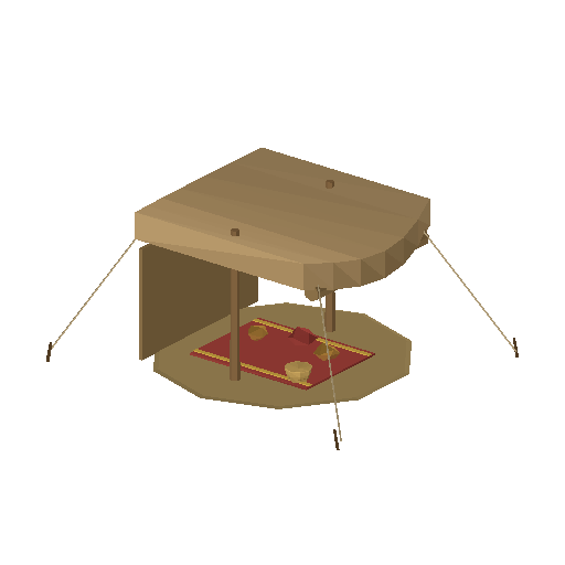 Low-poly Props 3D model: Nomad Tent