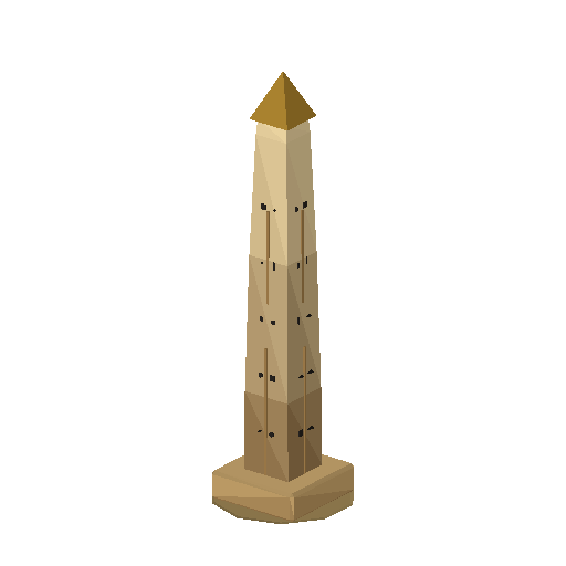 Low-poly Monuments 3D model: Obelisk