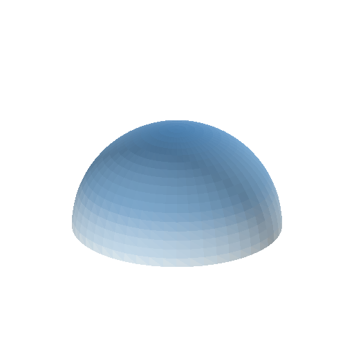 Low-poly Sky 3D model: Paris Sky Day Dome 01