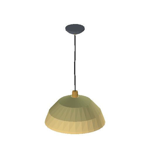 Low-poly Interiors 3D model: Pendant Lamp