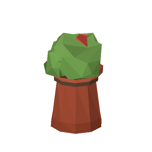 Low-poly Nature 3D model: Plant Potted 01