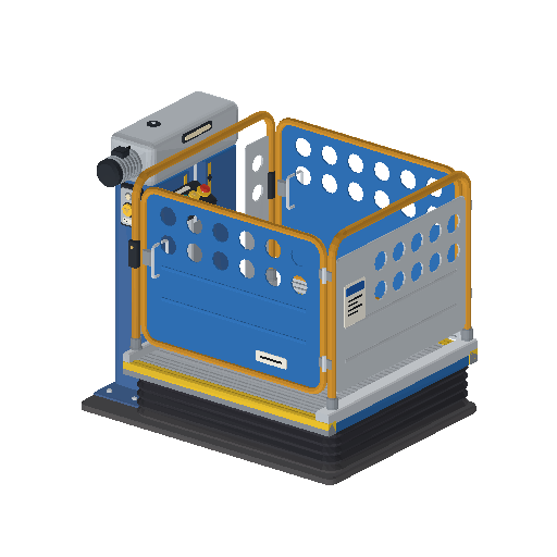 Low-poly Accessible Built Environment 3D model: Platform Lift
