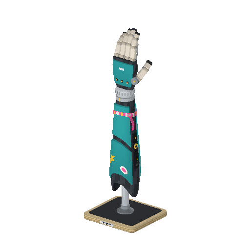 Low-poly Assistive Devices 3D model: Prosthetic Arm