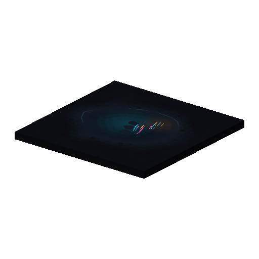 Low-poly Water 3D model: Puddle Tile