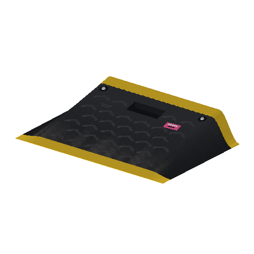 Low-poly Accessible Built Environment 3D model: Kerb Ramp Wedge